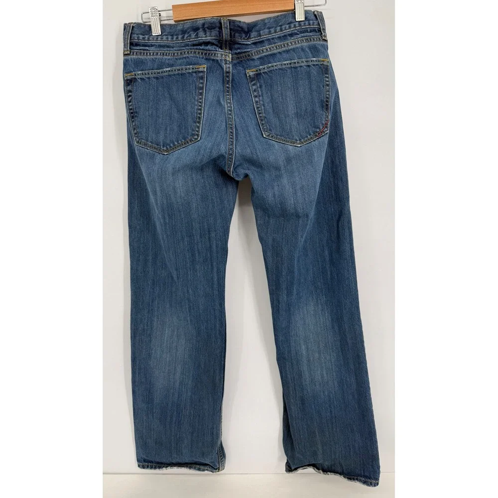 Banana Republic Relaxed Fit Mens Medium Wash Blue‎ Denim Straight Leg Sz 30x30
